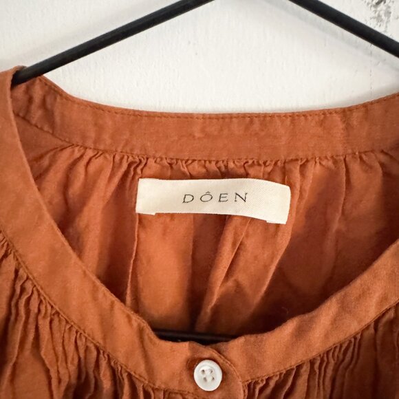 Doen Burnt Orange Jane Blouse L - Picture 6 of 9